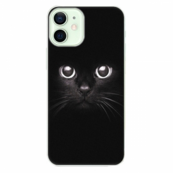 Plastové pouzdro iSaprio - Black Cat - iPhone 12 mini
