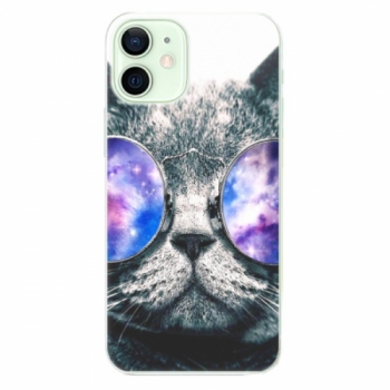 Odolné silikonové pouzdro iSaprio - Galaxy Cat - iPhone 12 mini