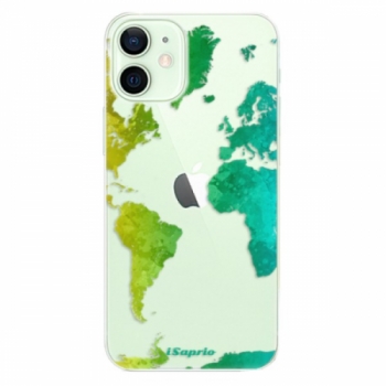 Odolné silikonové pouzdro iSaprio - Cold Map - iPhone 12