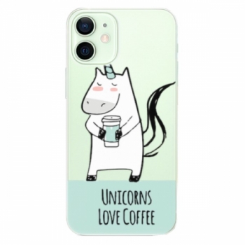 Odolné silikonové pouzdro iSaprio - Unicorns Love Coffee - iPhone 12