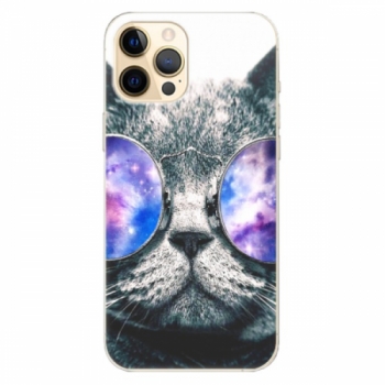 Odolné silikonové pouzdro iSaprio - Galaxy Cat - iPhone 12 Pro