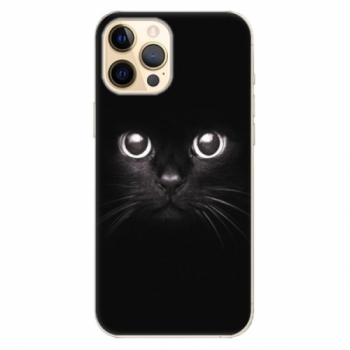 Odolné silikonové pouzdro iSaprio - Black Cat - iPhone 12 Pro Max