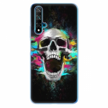 Odolné silikonové pouzdro iSaprio - Skull in Colors - Huawei Nova 5T