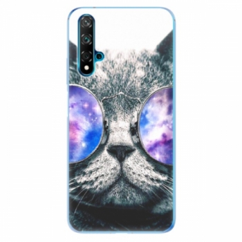 Odolné silikonové pouzdro iSaprio - Galaxy Cat - Huawei Nova 5T