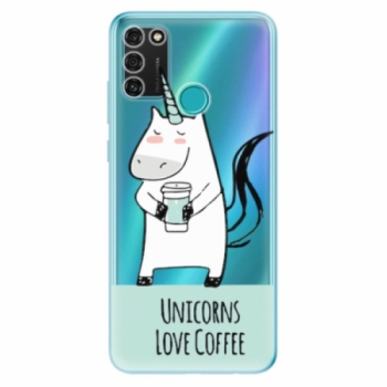 Odolné silikonové pouzdro iSaprio - Unicorns Love Coffee - Honor 9A