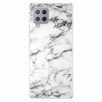 Odolné silikonové pouzdro iSaprio - White Marble 01 - Samsung Galaxy A42