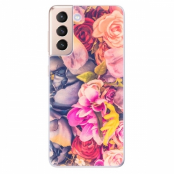 Odolné silikonové pouzdro iSaprio - Beauty Flowers - Samsung Galaxy S21
