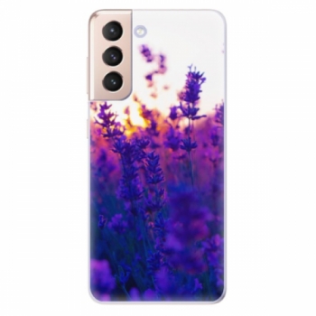 Odolné silikonové pouzdro iSaprio - Lavender Field - Samsung Galaxy S21