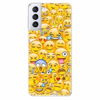 Odolné silikonové pouzdro iSaprio - Emoji - Samsung Galaxy S21+