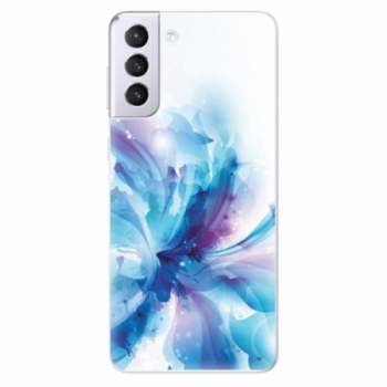 Odolné silikonové pouzdro iSaprio - Abstract Flower - Samsung Galaxy S21+