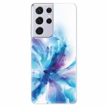 Odolné silikonové pouzdro iSaprio - Abstract Flower - Samsung Galaxy S21 Ultra