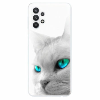 Odolné silikonové pouzdro iSaprio - Cats Eyes - Samsung Galaxy A32