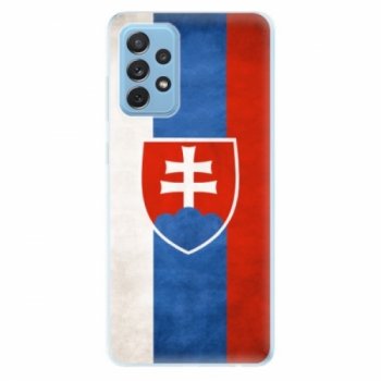 Odolné silikonové pouzdro iSaprio - Slovakia Flag - Samsung Galaxy A72