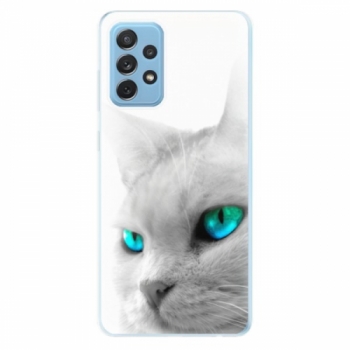 Odolné silikonové pouzdro iSaprio - Cats Eyes - Samsung Galaxy A72