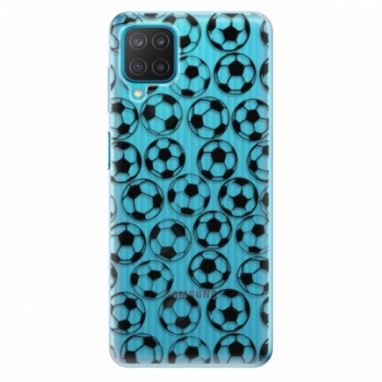 Odolné silikonové pouzdro iSaprio - Football pattern - black - Samsung Galaxy M12