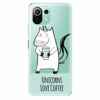 Odolné silikonové pouzdro iSaprio - Unicorns Love Coffee - Xiaomi Mi 11 Lite