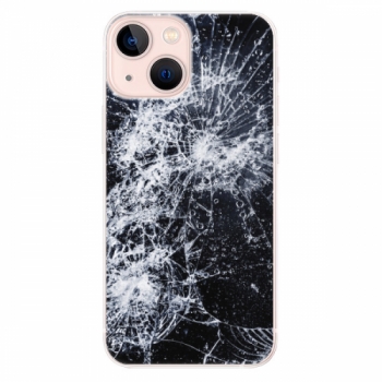 Odolné silikonové pouzdro iSaprio - Cracked - iPhone 13 mini