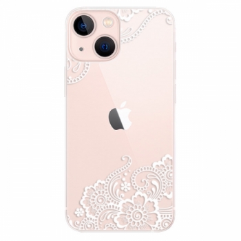 Odolné silikonové pouzdro iSaprio - White Lace 02 - iPhone 13 mini