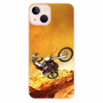 Odolné silikonové pouzdro iSaprio - Motocross - iPhone 13