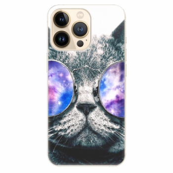 Odolné silikonové pouzdro iSaprio - Galaxy Cat - iPhone 13 Pro
