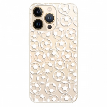 Odolné silikonové pouzdro iSaprio - Football pattern - white - iPhone 13 Pro