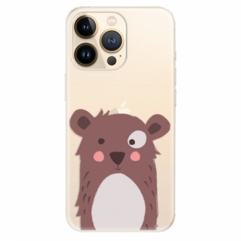 Odolné silikonové pouzdro iSaprio - Brown Bear - iPhone 13 Pro Max