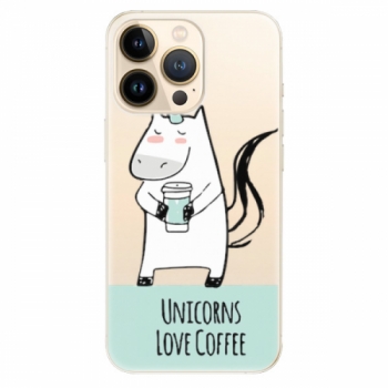 Odolné silikonové pouzdro iSaprio - Unicorns Love Coffee - iPhone 13 Pro Max