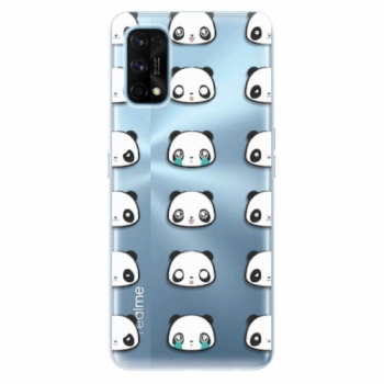 Odolné silikonové pouzdro iSaprio - Panda pattern 01 - Realme 7 Pro