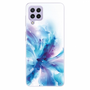 Odolné silikonové pouzdro iSaprio - Abstract Flower - Samsung Galaxy A22