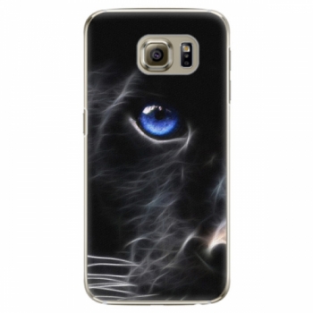 Plastové pouzdro iSaprio - Black Puma - Samsung Galaxy S6 Edge