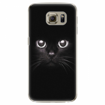 Plastové pouzdro iSaprio - Black Cat - Samsung Galaxy S6 Edge Plus