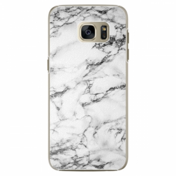 Plastové pouzdro iSaprio - White Marble 01 - Samsung Galaxy S7
