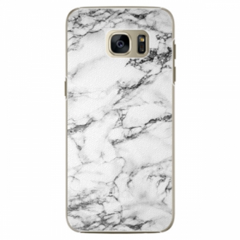 Plastové pouzdro iSaprio - White Marble 01 - Samsung Galaxy S7 Edge