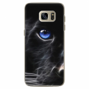 Plastové pouzdro iSaprio - Black Puma - Samsung Galaxy S7 Edge