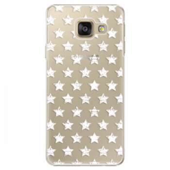 Plastové pouzdro iSaprio - Stars Pattern - white - Samsung Galaxy A3 2016