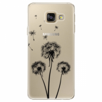 Plastové pouzdro iSaprio - Three Dandelions - black - Samsung Galaxy A3 2016