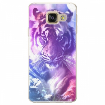 Plastové pouzdro iSaprio - Purple Tiger - Samsung Galaxy A3 2016