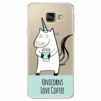 Plastové pouzdro iSaprio - Unicorns Love Coffee - Samsung Galaxy A3 2016