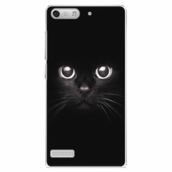 Plastové pouzdro iSaprio - Black Cat - Huawei Ascend G6