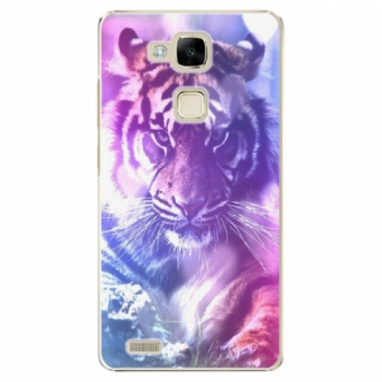 Plastové pouzdro iSaprio - Purple Tiger - Huawei Mate7