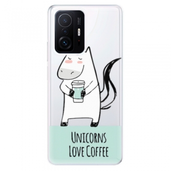 Odolné silikonové pouzdro iSaprio - Unicorns Love Coffee - Xiaomi 11T / 11T Pro