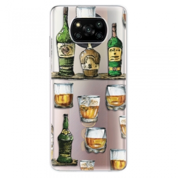 Odolné silikonové pouzdro iSaprio - Whisky pattern - Xiaomi Poco X3 Pro / X3 NFC