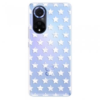 Odolné silikonové pouzdro iSaprio - Stars Pattern - white - Huawei Nova 9