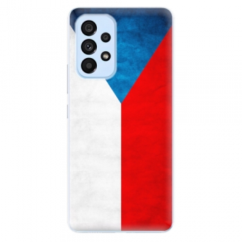 Odolné silikonové pouzdro iSaprio - Czech Flag - Samsung Galaxy A73 5G