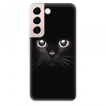 Odolné silikonové pouzdro iSaprio - Black Cat - Samsung Galaxy S22 5G
