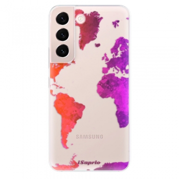 Odolné silikonové pouzdro iSaprio - Warm Map - Samsung Galaxy S22+ 5G