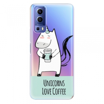 Odolné silikonové pouzdro iSaprio - Unicorns Love Coffee - Vivo Y72 5G