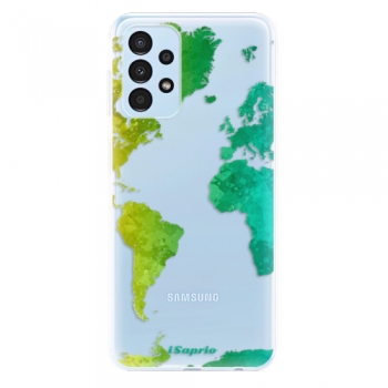 Odolné silikonové pouzdro iSaprio - Cold Map - Samsung Galaxy A13
