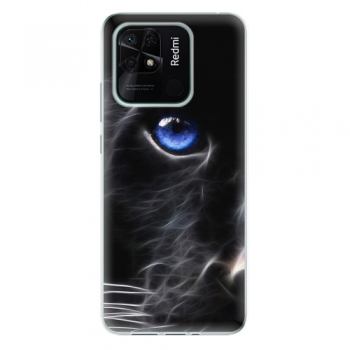 Odolné silikonové pouzdro iSaprio - Black Puma - Xiaomi Redmi 10C