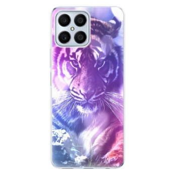 Odolné silikonové pouzdro iSaprio - Purple Tiger - Honor X8